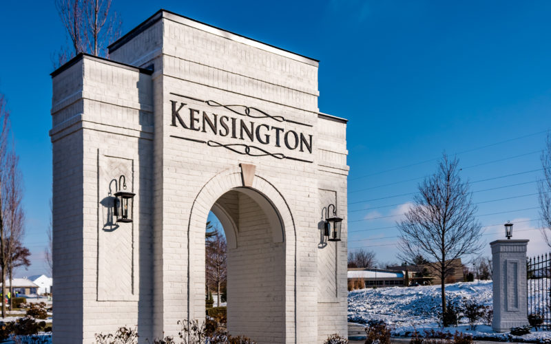 Kensington of Mason Community Entrance